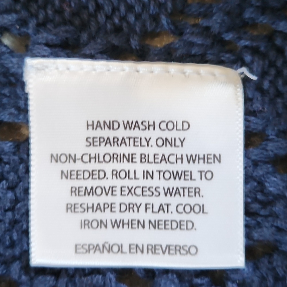 ✨ NWT Style & Co Navy Knit Cardigan – Size XL - Picture 3 of 4